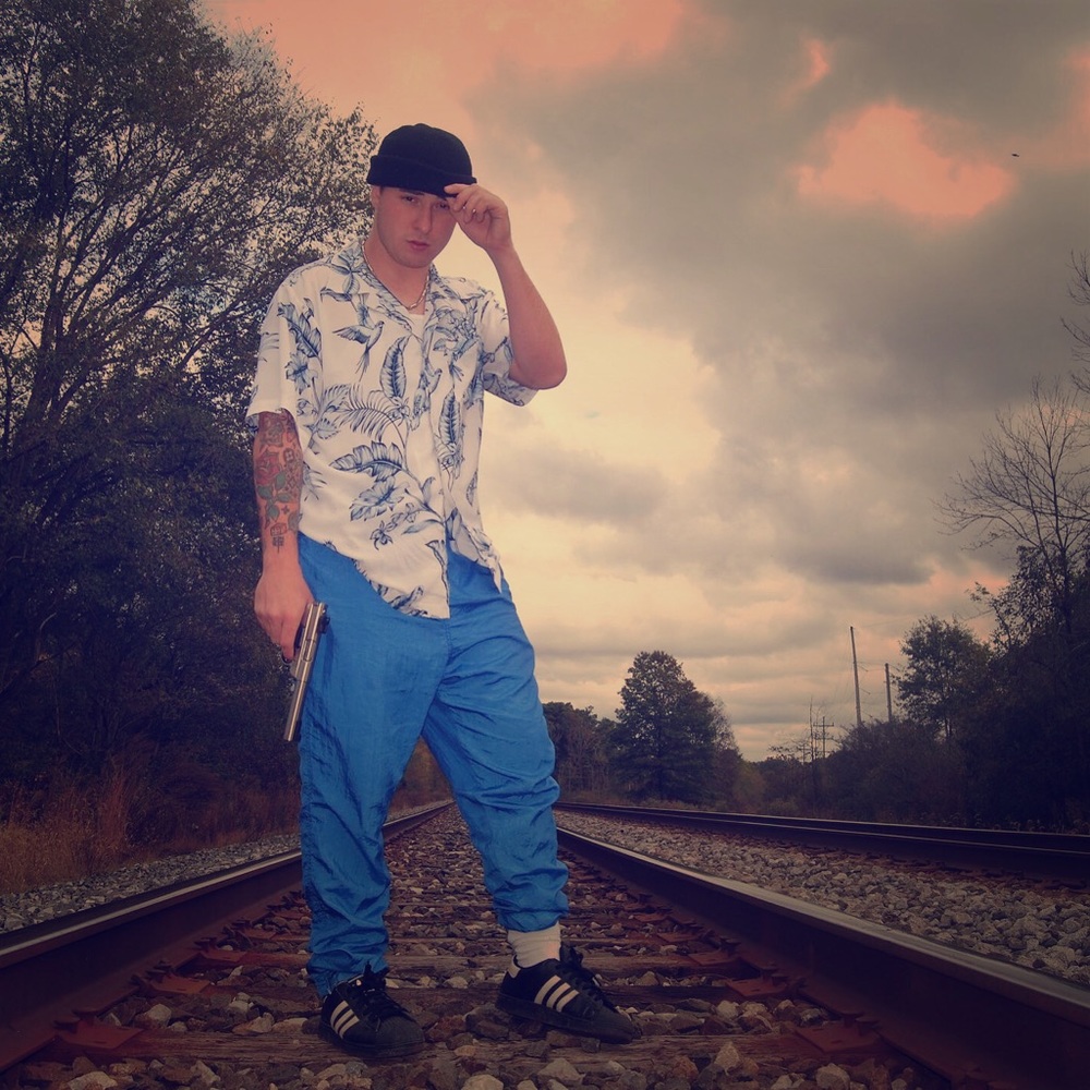 After Hours 100% viscose floral button up shirt